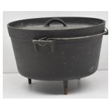 Texsport Footed Cast Iron 8 qt Dutch Oven