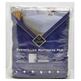 Chattam & Wells NEW Queen Overfilled Mattress Pad
