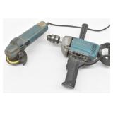 Makita 4" Disc Grinder & 1/2" Drill