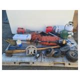 Yard Bargain Lot: Sprayers, Tiki Torch, Twine...