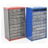 (2) Metal Multi-Drawer Small Parts Organizers...