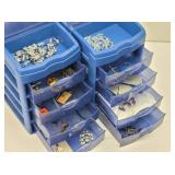 Jewelry Crafting Lot & Sterilite Small Organizers