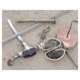 (2) Floating Stock Tank De-Icers, Cable Winch...