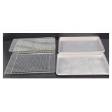 (3) Aluminum Baking Sheets 17"x12" (3) Cooling