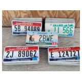 Collection of Idaho License Plates...