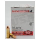 (100rd) 38 special 130gr FMJ Ammo