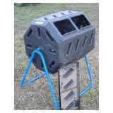 Outdoor Dual Chamber Tumbling Composter