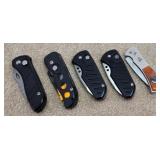 (5) Pocket Knives w/ Belt Clip