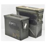 (2) Ammo Cans