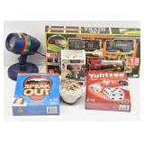 Speak Out & Yahtzee Games, Laser Light, Train ...