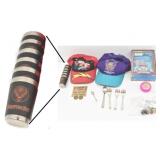 (6) JAGERMEISTER Leather Wrapped Shot Glasses PLUS