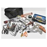 Voyager Tool Bag w/ Hand Tools, Caulk Gun & More