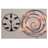 (2) Metal Wall Art