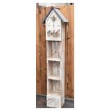 Standing Birdhouse w/ built-in shelves