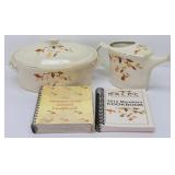Hall Autumn Leaf Club Watering Can, Oval Casserole