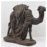Bronze Color Ceramic Camel Sculpture