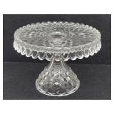 Fostoria American Clear Cake Stand Heavy Pedestal