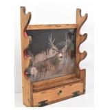 Wood Gun Rack for 4 Guns