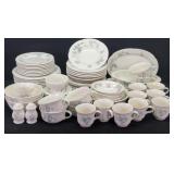 69 pc Pfaltzgraff GRAPEVINE Stoneware for 8