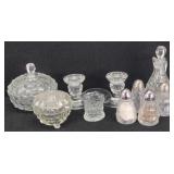 American Fostoria Salt Pepper, Candy Dishes...