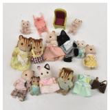 Assorted Calico Critters: Hamster Family...