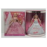 2001 & 2009 Holiday Barbie Dolls