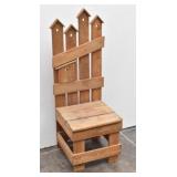 Wooden Birdhouse Silhouette Garden Chair