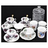 Coll:  Royal Grafton Teacups, ...