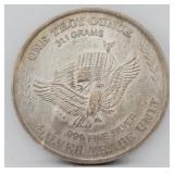 1981 One Troy Ounce Fine Silver Round