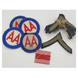 WWII US Army Private Stripes, Good Conduct Bar ...