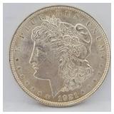 1921-P Morgan Silver Dollar - AU