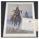 Chuck DeHaan #4 S/N Print AS THE BUFFALO LEAVE