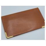 Fine Leather Billfold Wallet with 14K Corners
