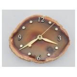 Polished Agate Stab Stone Clock