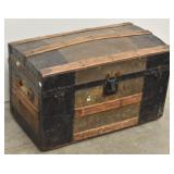 Antique Domed / Camelback Trunk