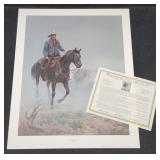 Chuck DeHaan Signed/Numbered Print CATTLE CALL