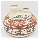 SIGNED Navajo Native American Indian Pottery Vase