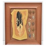 Terry Yazzie Sandstone Art & Authentic Arrowheads