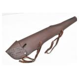 Custom Leather Rifle Scabbard "To Dan..."
