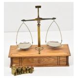 Brass Apothecary / Gold / Analytical Balance Scale