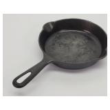 Griswold No. 3 #709J Cast Iron 2 Spout Frying Pan