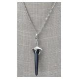 Italy Sterling Chain w/ Dagger Pendant