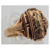 1948 10K Gold Josten High School Class Ring