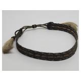 Native American Horsehair Hat Band w/ Tails