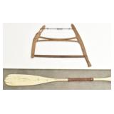 Vintage Paddle & Buck Saw