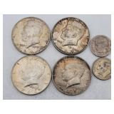 Silver Half Dollars & Dimes