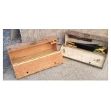 (2) Wooden Saw / Tool Boxes