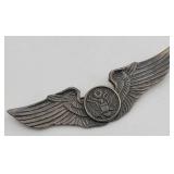 Sterling US Army Air Force Crew Wing Badge