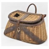 Wicker Fishing Creel Basket