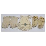 Native Beaded Leather Gloves, Native ...